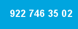 922 746 35 02 922 746 35 02
